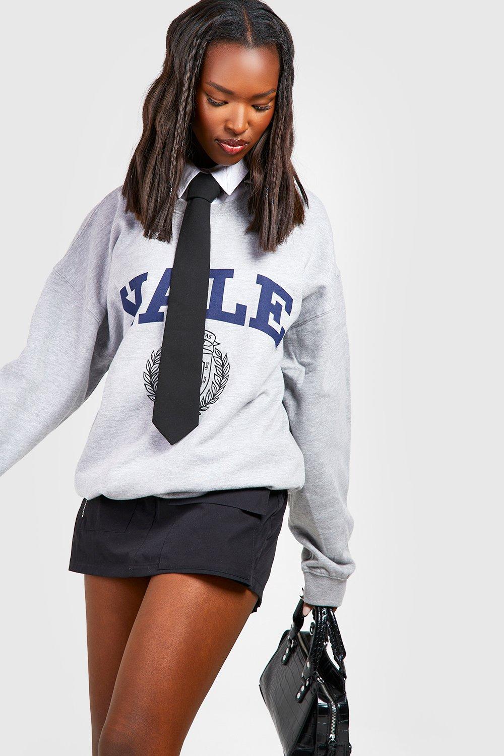 Yale oversized sweatshirt hot sale